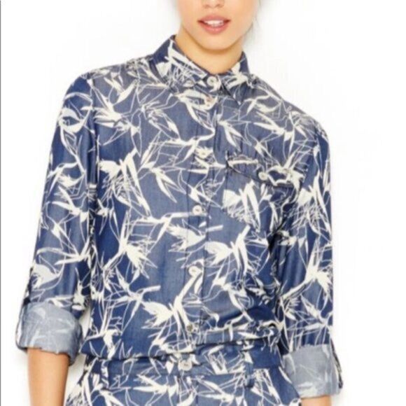 Rachel Roy Birds of Paradise Blouse, Small - Picture 1 of 6